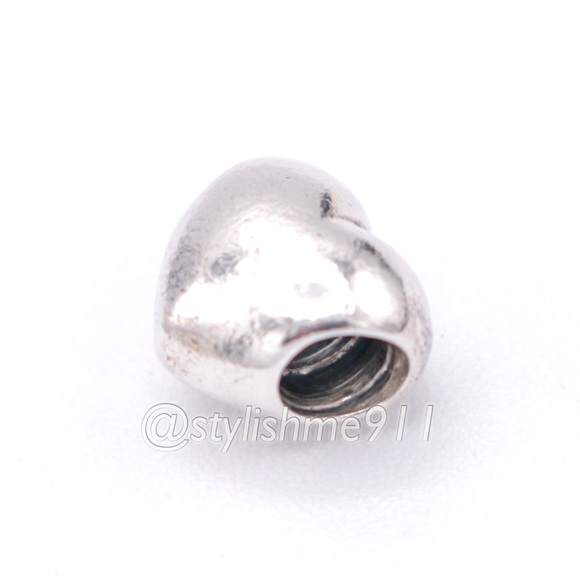 Authentic PANDORA Large Smooth Heart Charm - 790137 - Picture 8 of 13